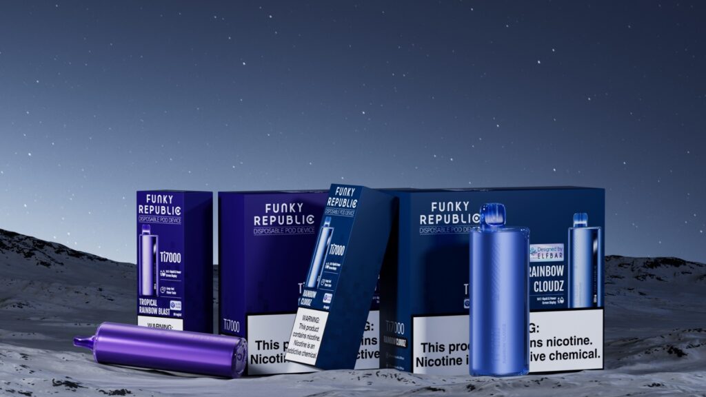 This futuristic device features a powerful 600mAh rechargeable battery, 17mL capacity, and a whopping 7000 puffs of flavor-packed vapor