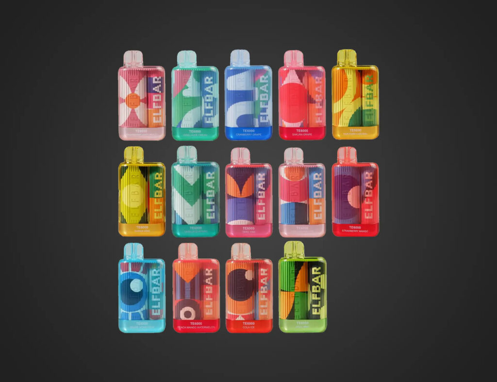 The Elf Bar TE 6000 is exclusive to the Malaysian vape market. It features a higher battery capacity that is rechargeable as well as the well-loved rang