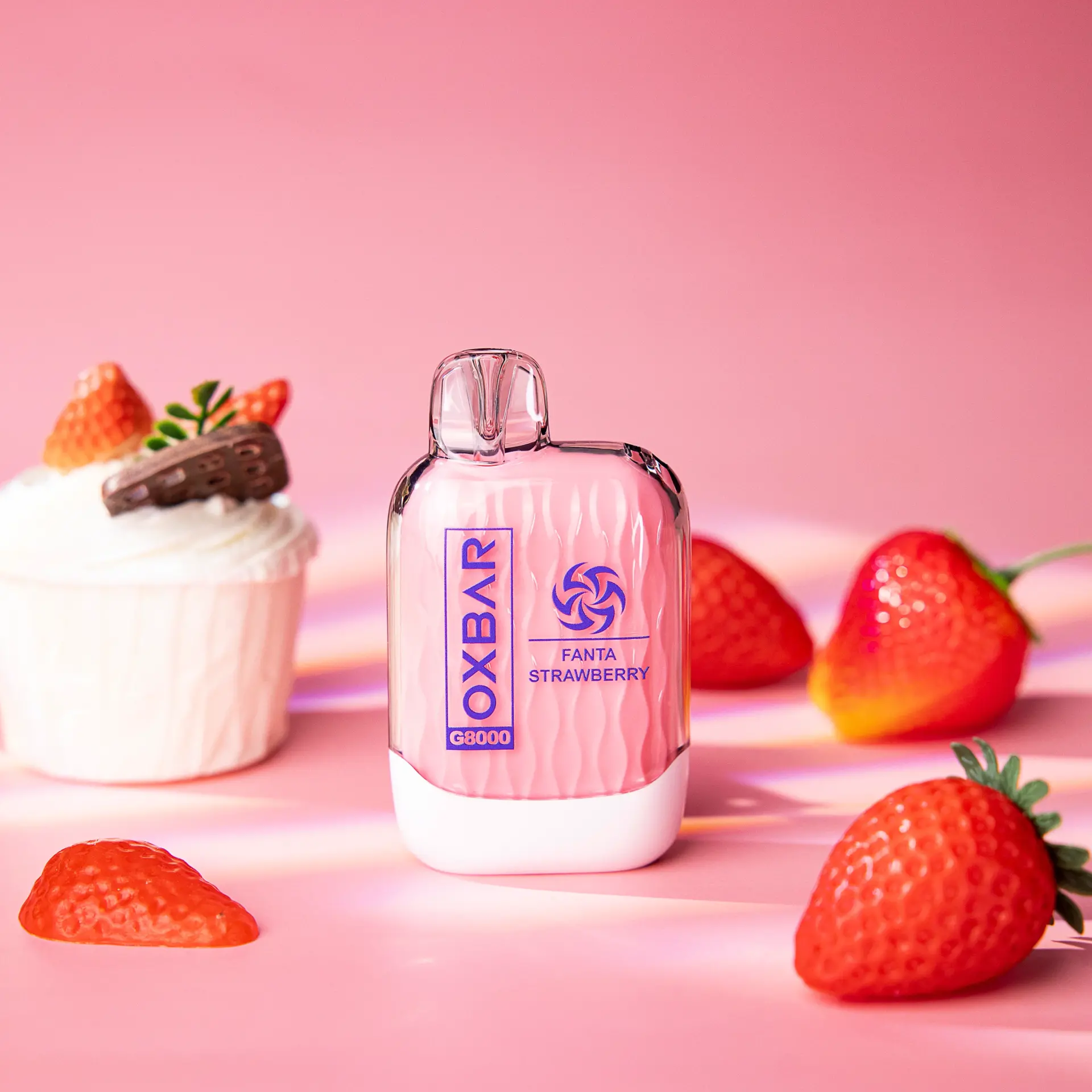 Rocky Vapor Oxbar G-8000 Lemon Mint · E-liquid Capacity: 18ml · Nicotine Level: 20mg · Coil: 1.2 Ohm Mesh Coil · Long-lasting Puffs: Up to 8000 per device
