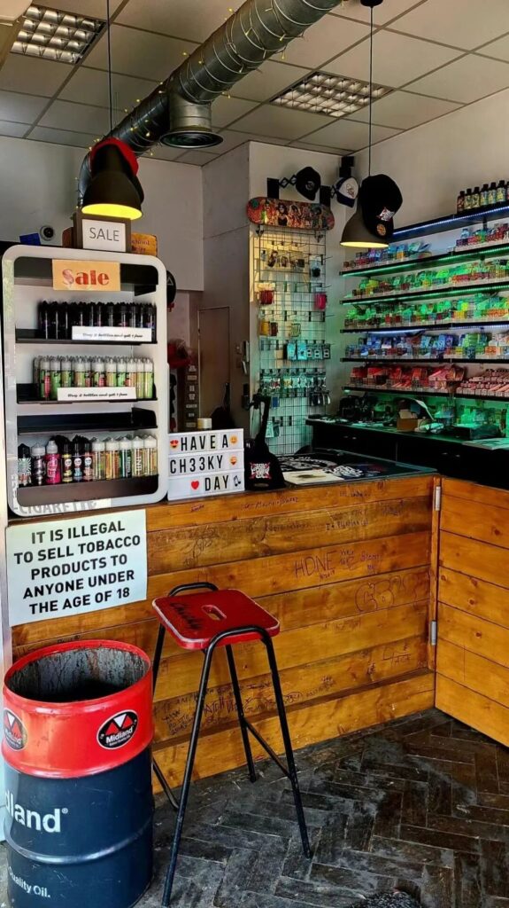 London has also become a soil area for e-cigarettes.