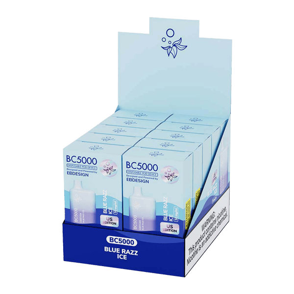 Alternative view of Blue Razz Ice EB BC5000 Disposable vapes Original Elf bar