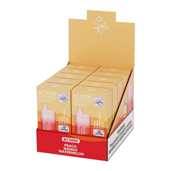 Alternative view of Elf Bar Official Peach Mango Watermelon EB BC5000 Wholesale price