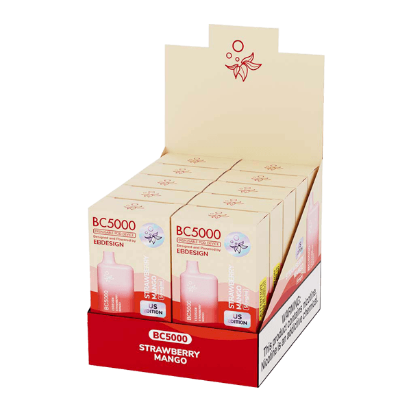 Alternative view of Elf bar Strawberry Mango Official Wholesale EB BC5000