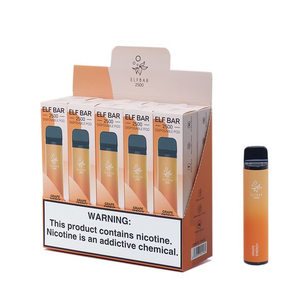 Alternative view of ELF BAR Official Price 2500 Disposable Vape 1400mAh