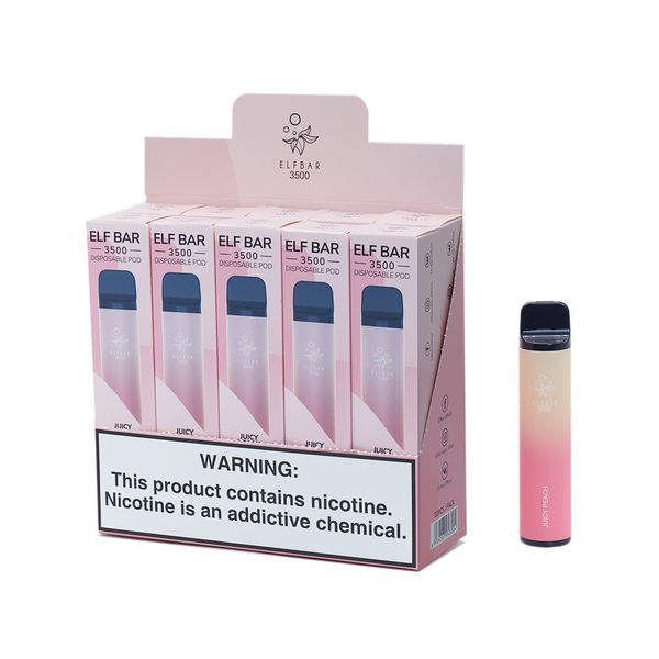 The ELF Bar 600 is a disposable vape pen coming pre-filled with 2ml of 10mg or 20mg nicotine salt e-liquid
