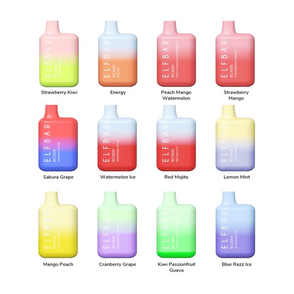 ELF BAR BC3000 Disposable Vape wonderful flavors - Image 38