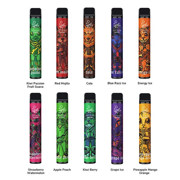 Alternative view of ELF BAR Lux2000 Disposable Vape smoker