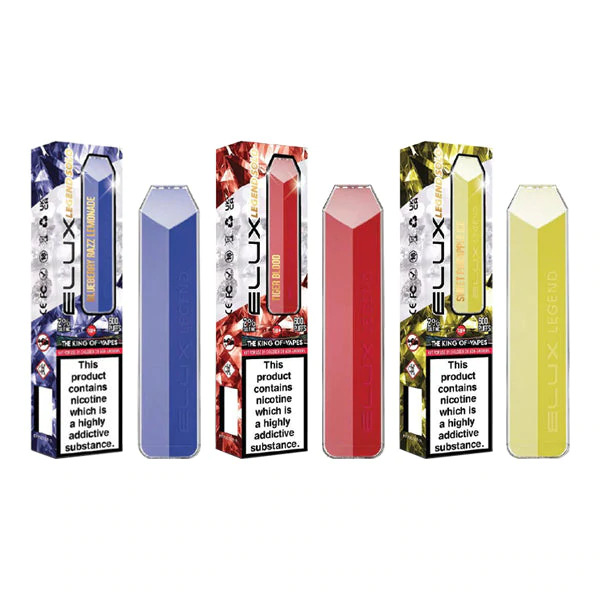 Alternative view of Elux Legend Solo Disposable Vape 600 Puffs 20 stylish flavours