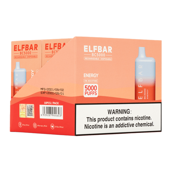 Alternative view of Elf bar Energy Elf Bar BC5000 Original Wholesale price