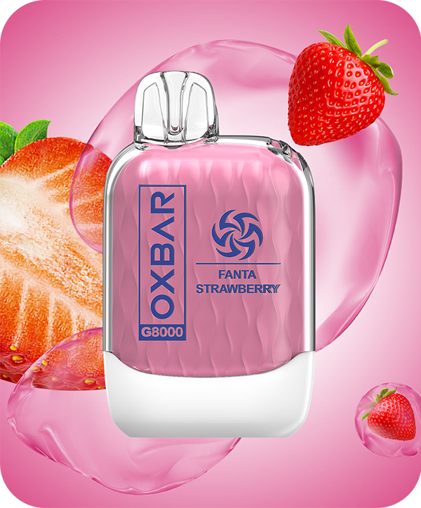 OXBAR G8000 Disposable Vape. Flavors: Required Double Apple Kiwi Passion Kick Peach Ice Sakura Grape Mad Blue Mango Peach Rainbow Candy Cool Mint Watermelo Discover the OXBAR x Rocky Vapor G8000, the ultimate disposable vape with advanced battery life and exceptional flavour profile. Experience 8000 puffs