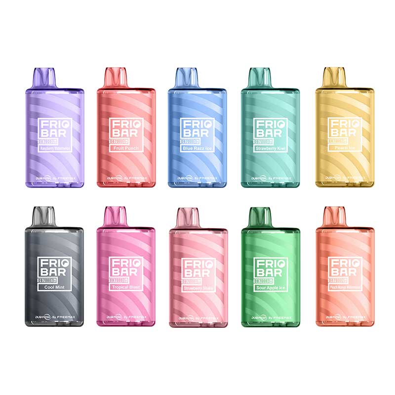 Friobar DB7000 7000 Puff Disposable Vape by Freemax Breaking News! FreeMax is launching the world's first DUO MESH disposable vape, Friobar DB7000!