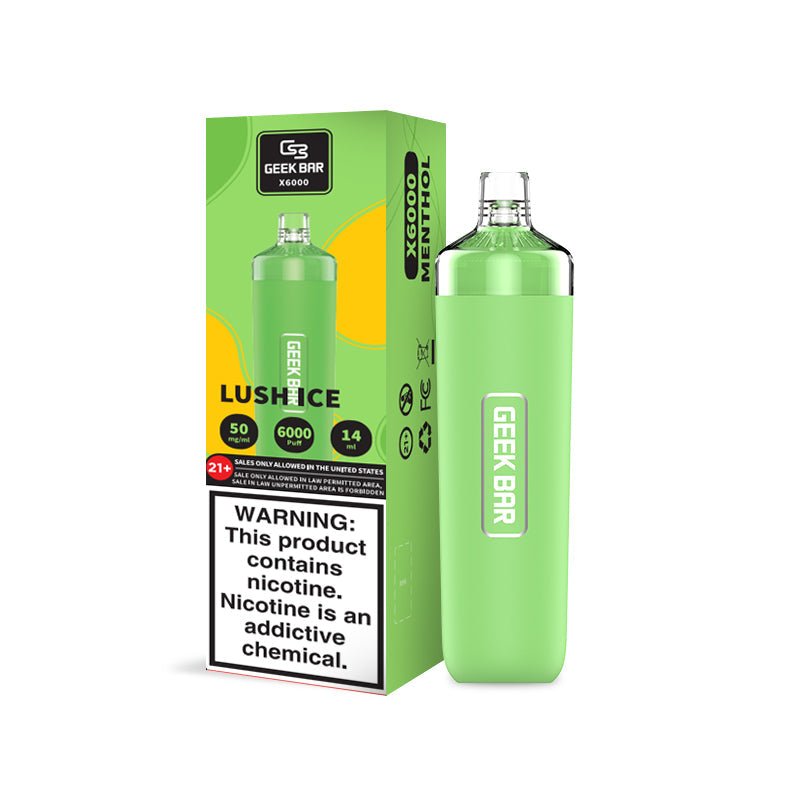 Geek bar X6000 Disposable Vape 6000 Puffs smooth vaping - Image 5