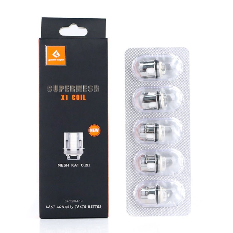 Geekvape Super Mesh X1/X2 Coils 5pcs/pack Shield Tank