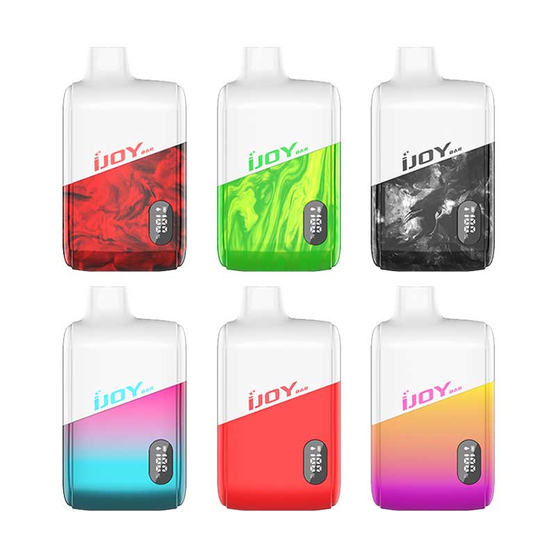 Today we're excited to discover the world's first disposable vape with a digital display – the IJOY Bar IC8000. Keep track of your juice