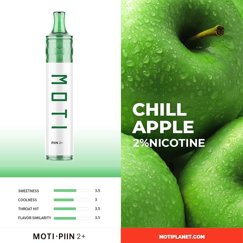 Alternative view of MOTI PIIN 2 PLUS Disposable Vape 2000 Puffs