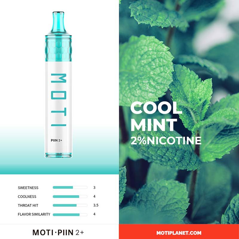 MOTI PIIN 2 PLUS Disposable Vape 2000 Puffs - Image 3