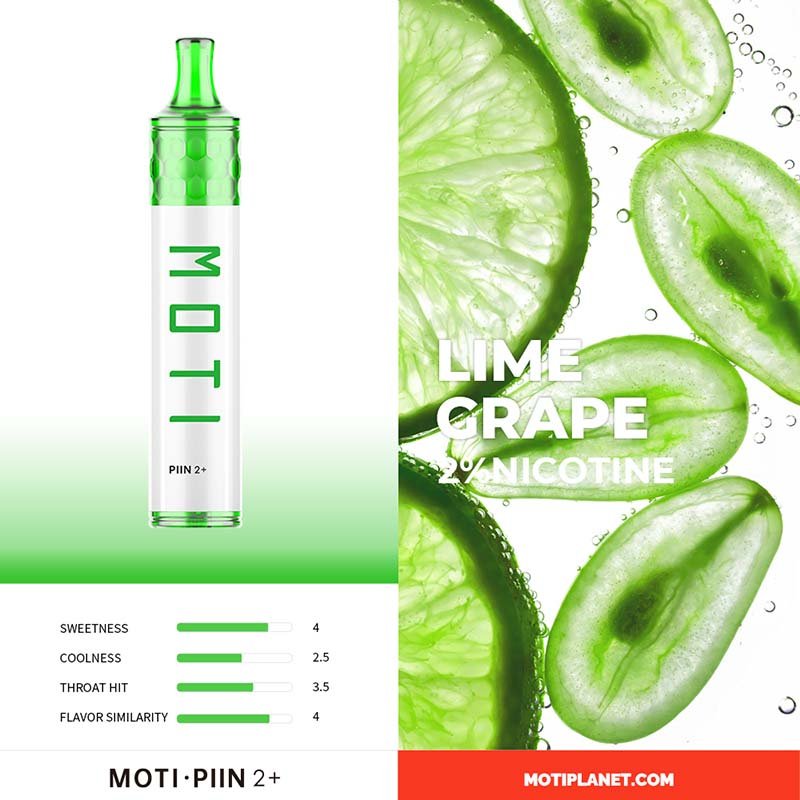 MOTI PIIN 2 PLUS Disposable Vape 2000 Puffs - Image 5