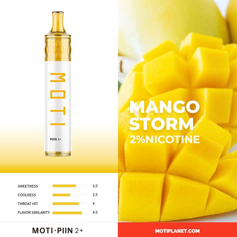 MOTI PIIN 2 PLUS Disposable Vape 2000 Puffs - Image 7