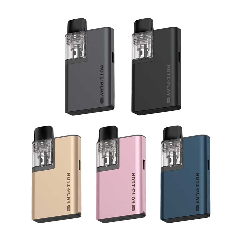 The Play Mini Pod Kit gets its power from an integrated 650 mAh battery, which gives the set a maximum output power of 12 watts. Due to its properties Moti Play Mini Pod Kit is a compact and portable vaping device powered by a 650mAh battery, capable of delivering up to 12W of power.