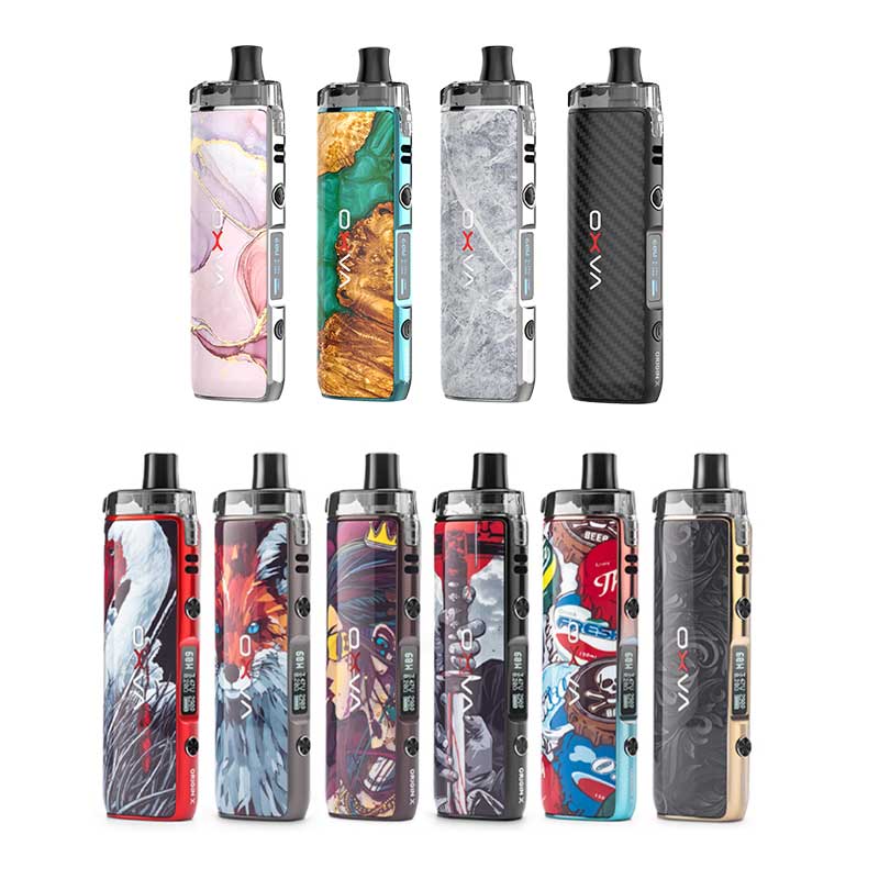 OXVA Origin X Pod Kit vape data display
