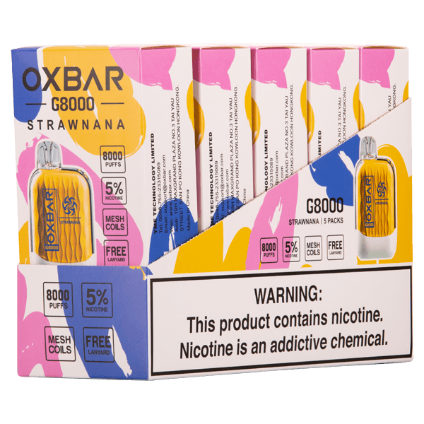 Alternative view of OXBAR G8000 Disposable Vape | Your local vape store