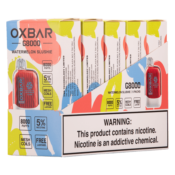 Alternative view of Watermelon Slushie Oxbar G8000 Original Wholesale