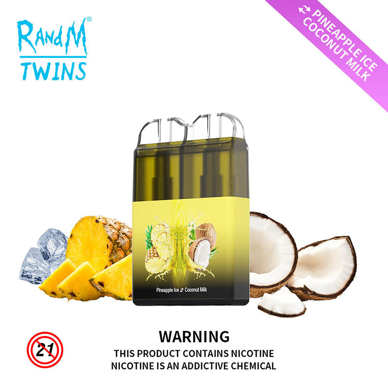 RandM Twins 2 In 1 Led Light Disposable Vape 6000 Puffs - Image 5