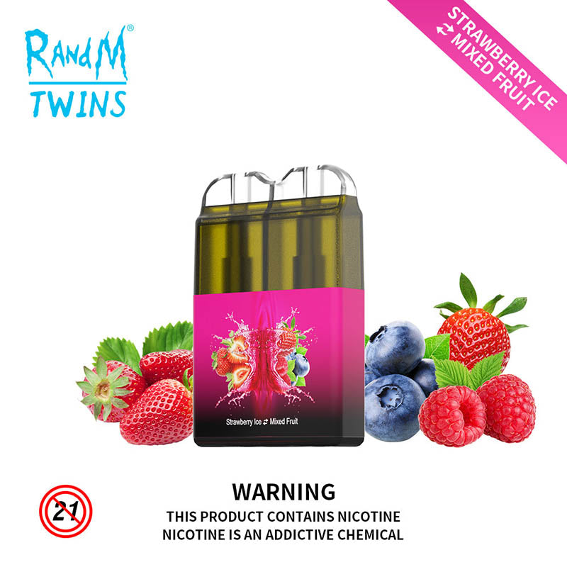 RandM Twins 2 In 1 Led Light Disposable Vape 6000 Puffs - Image 6