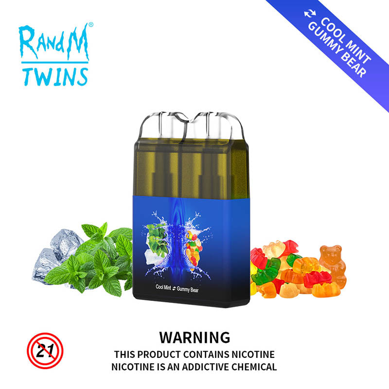 RandM Twins 2 In 1 Led Light Disposable Vape 6000 Puffs - Image 7