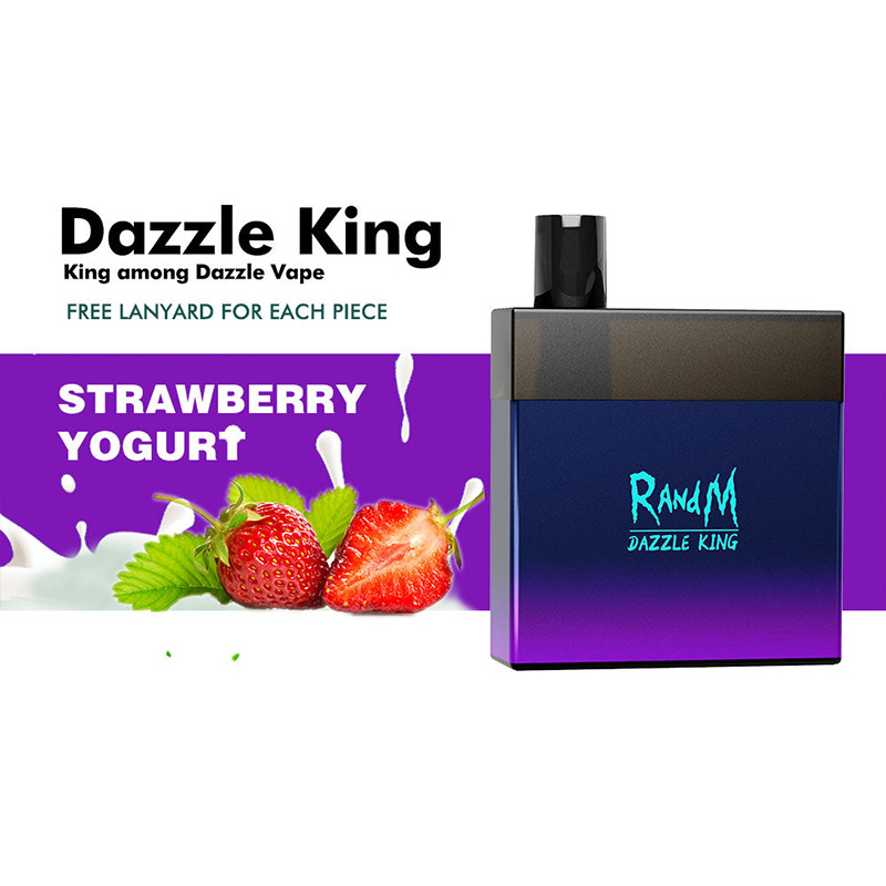 Alternative view of RandM Dazzle King 3000 Led Light Glowing Disposable Vape Shop
