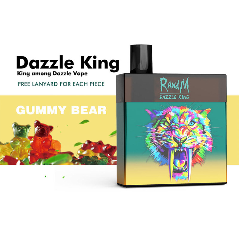 RandM Dazzle King 3000 Led Light Glowing Disposable Vape Shop - Image 12