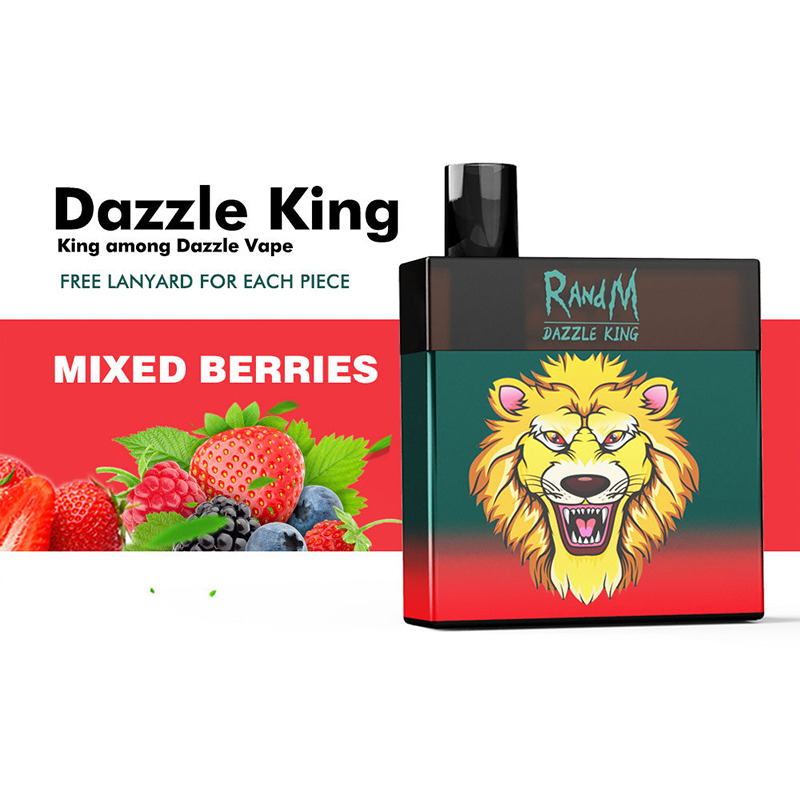 RandM Dazzle King 3000 Led Light Glowing Disposable Vape Shop - Image 8