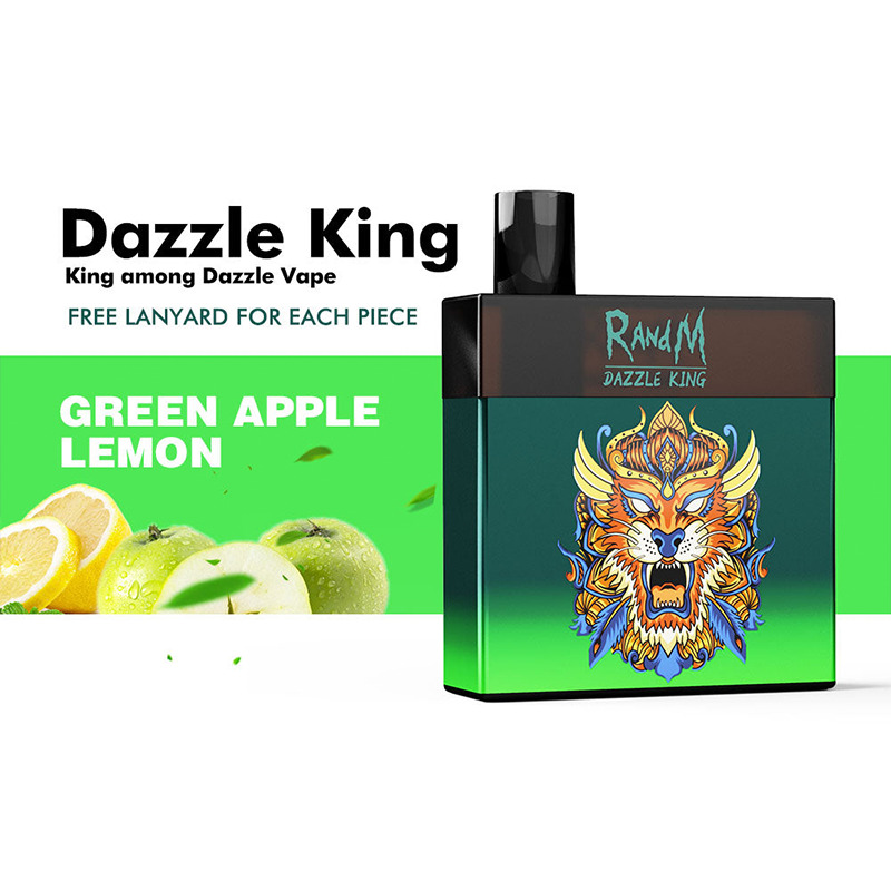 RandM Dazzle King 3000 Led Light Glowing Disposable Vape Shop