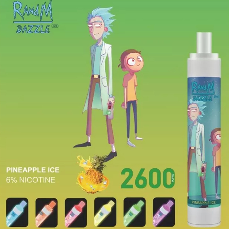 RandM Dazzle Pro RGB Glowing Disposable Vape 2600 Puffs - Image 4