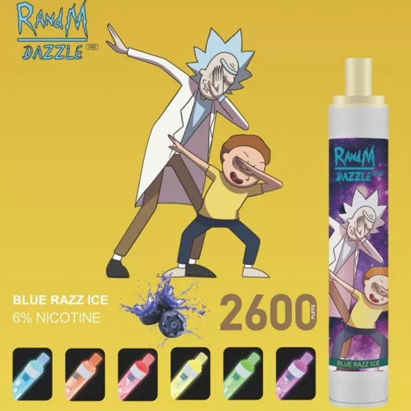 RandM Dazzle Pro RGB Glowing Disposable Vape 2600 Puffs - Image 5
