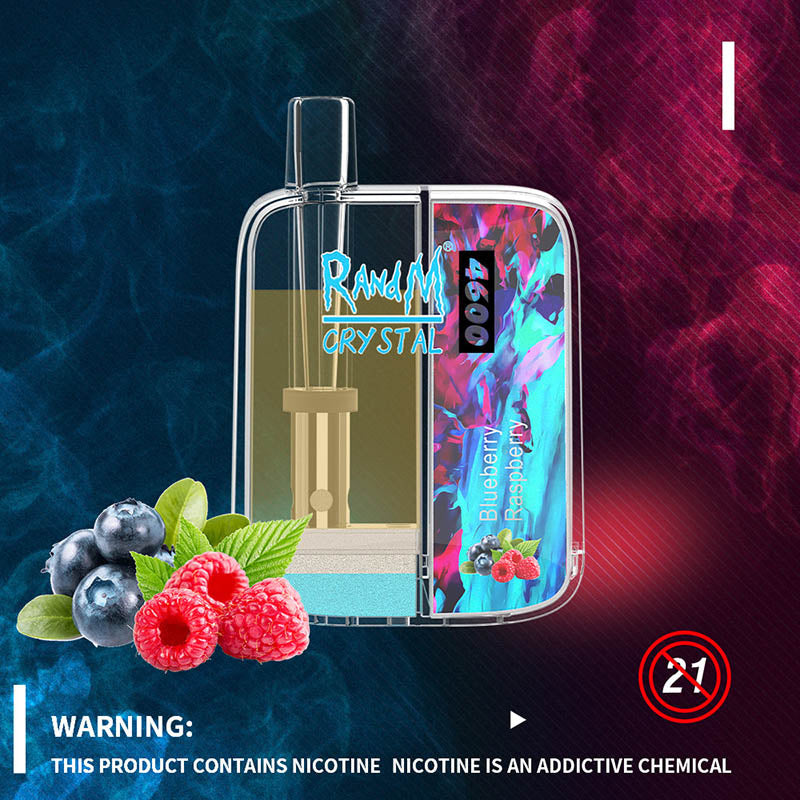 Alternative view of RandM Crystal 4600 Puffs Disposable Vape