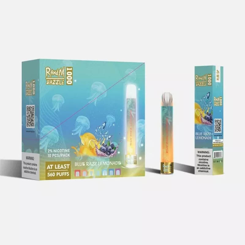 Alternative view of RandM Dazzle 1000 Disposable Vape TPD Certified