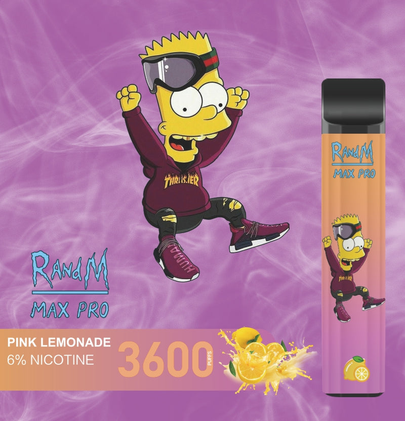 Alternative view of RandM Max Pro 3600 Puffs Cartoon Style Disposable Vape
