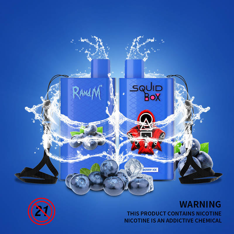 Alternative view of RandM Squid Box Disposable Vape 5200 Puffs Official Supplier
