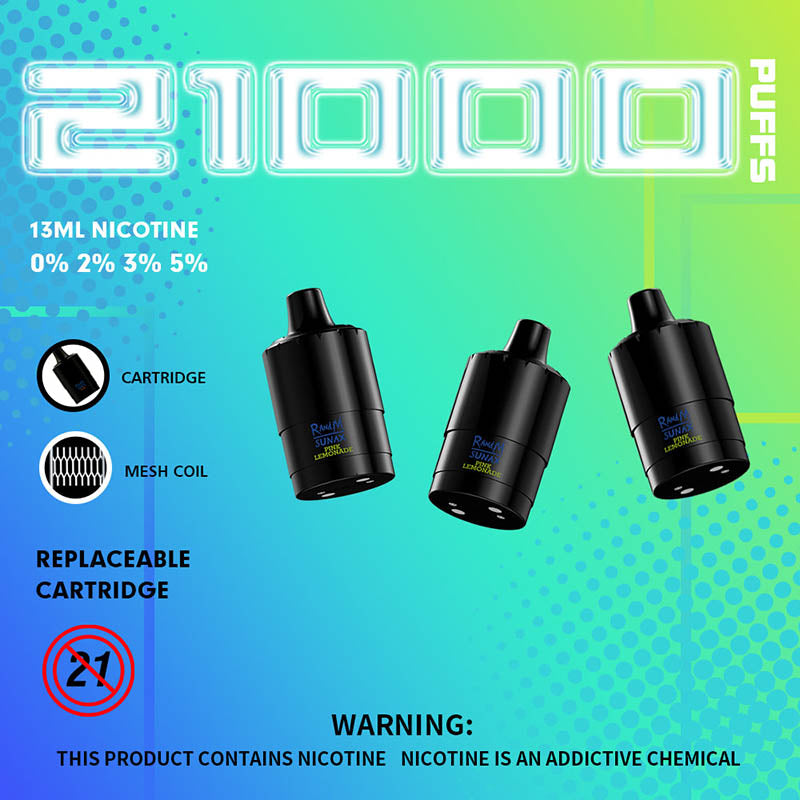 RandM Sunax Cartridge 21000 (3*7000 Puffs) - Image 12