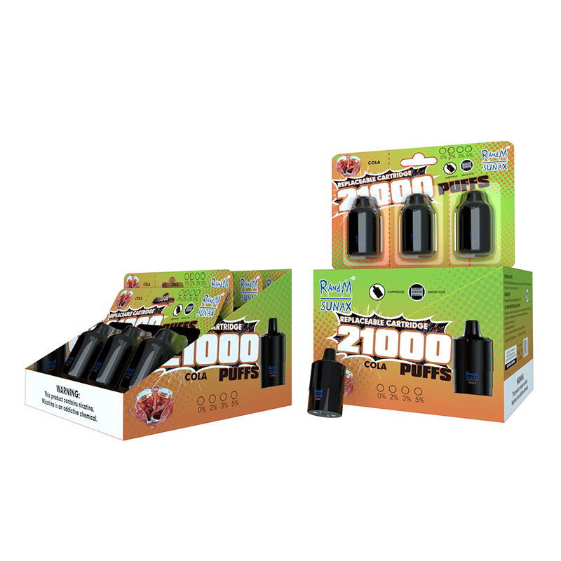 Alternative view of RandM Sunax Cartridge 21000 (3*7000 Puffs)
