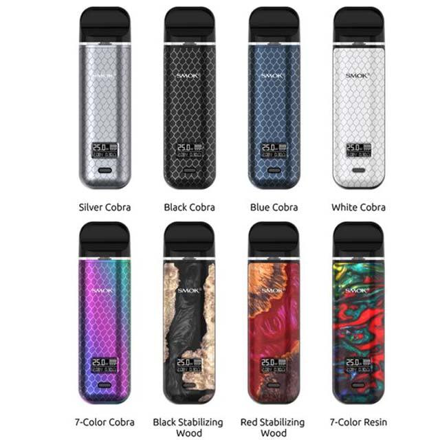 Alternative view of SMOK Novo X 25W VW Pod Kit 800mAh Electronic Cigarettes