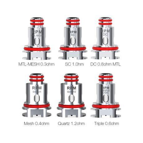 Alternative view of SMOK RPM40 Replacement Coil 5pcs vape supplies