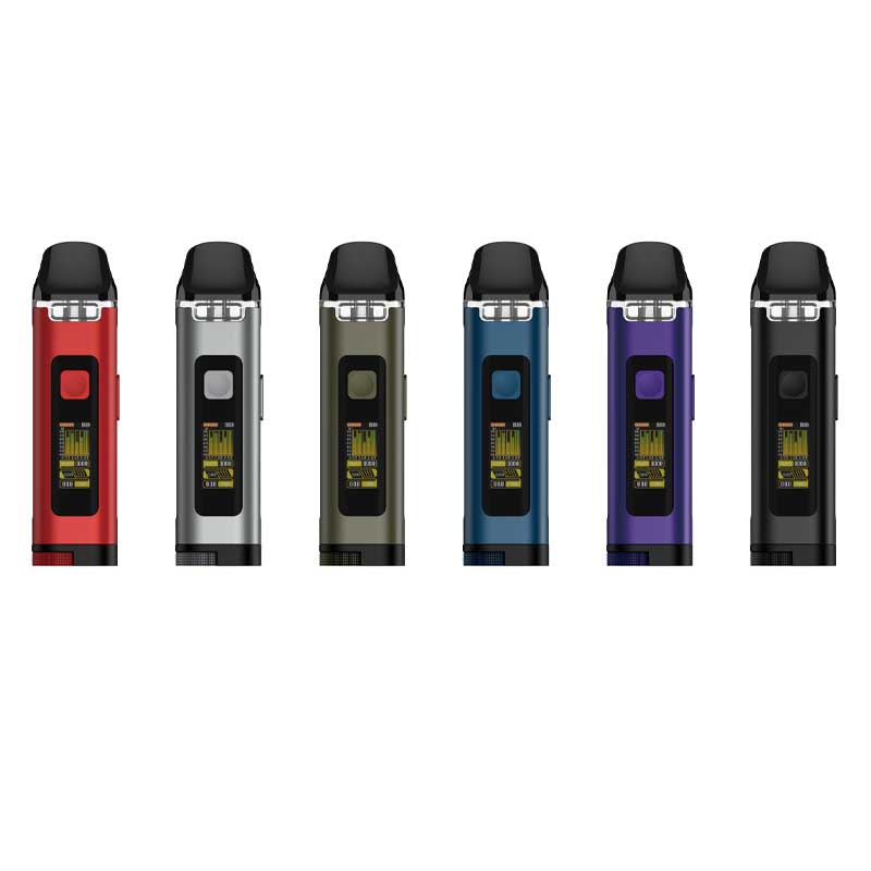 Shop Uwell Crown D Pod Mod Kit on ProVape. Features a 3mL e-juice or nicotine salts capacity, a 1100mAh battery, a 5-35W range, and different firing modes. The Uwell Crown D Pod Mod System is a powerful and portable pod device that incorporates key features of a traditional box mod system