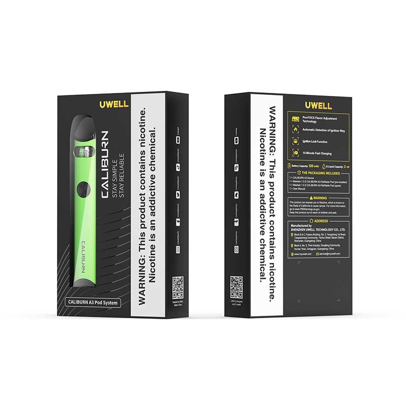 Uwell Caliburn A3 Pod Kit Vape supplier - Image 9