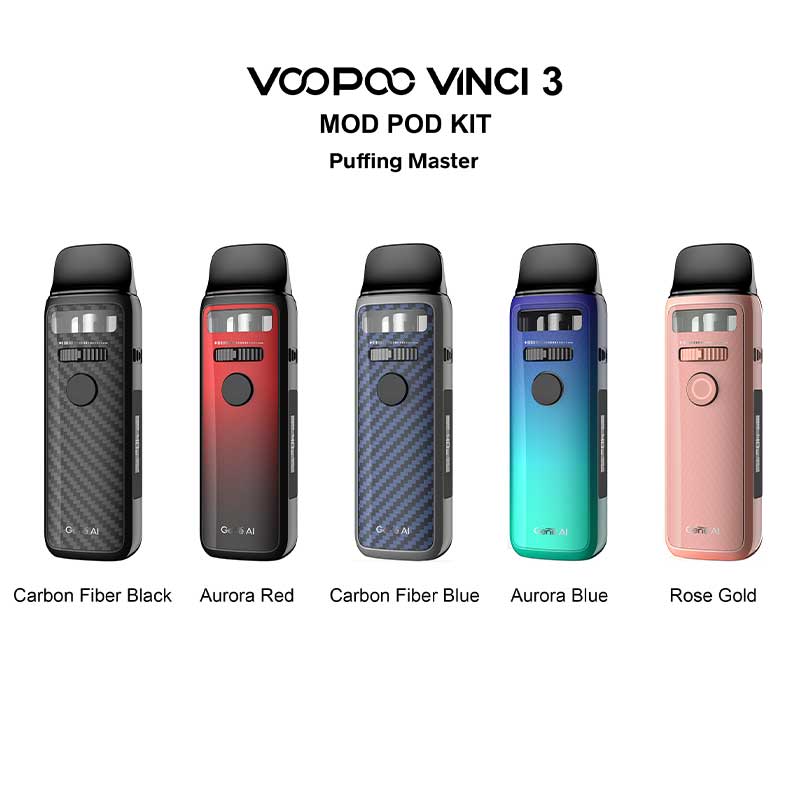 Alternative view of VOOPOO VINCI 3 Mod Pod Kit Vaping Experience