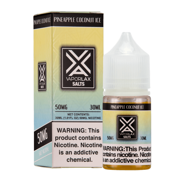 NICOTINE SALTS | SINGLE 30ML BOTTLE Flavor: Hawaiian Mix by VaporLax provides puckering sweet taste, made with passion fruit, orange, and guava flavors.