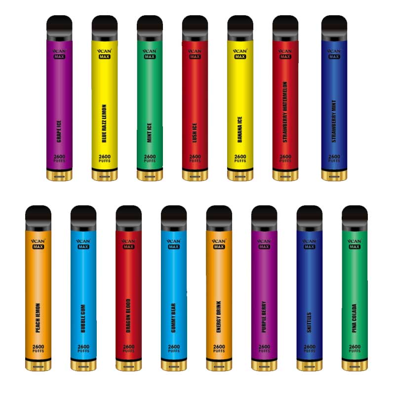 Vcan Max Disposable Vape 2600 Puffs Wholesale Vape Supplies