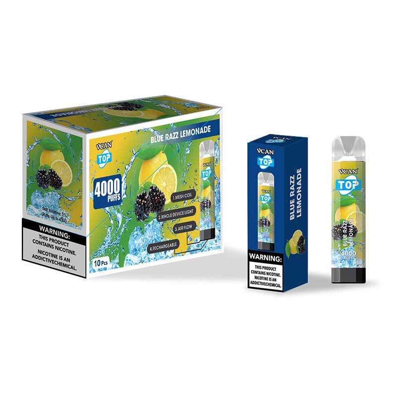 Vcan Top Disposable Vape 4000 Puffs E-cigarette Manufacturing - Image 4
