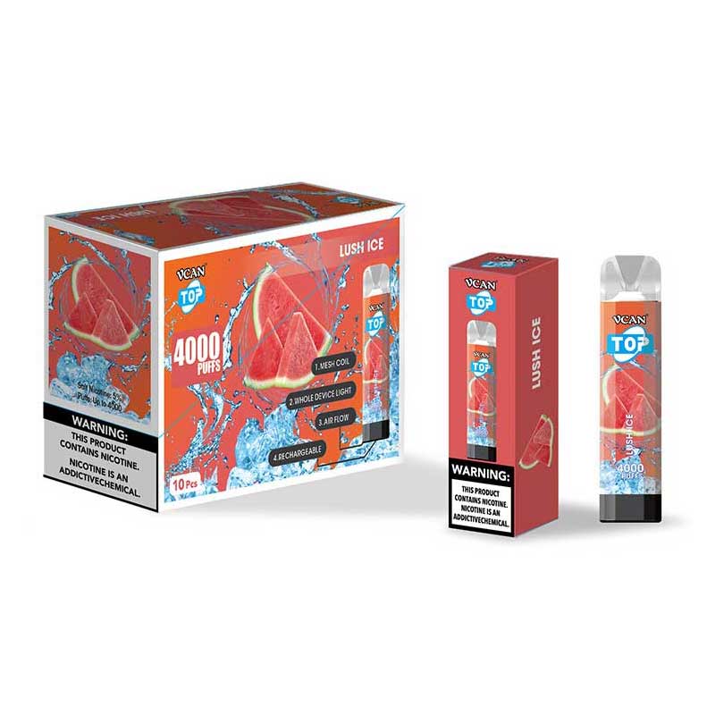 Vcan Top Disposable Vape 4000 Puffs E-cigarette Manufacturing